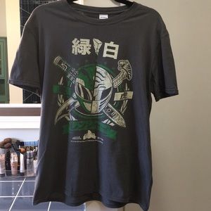 Green/White Power Rangers T Shirt